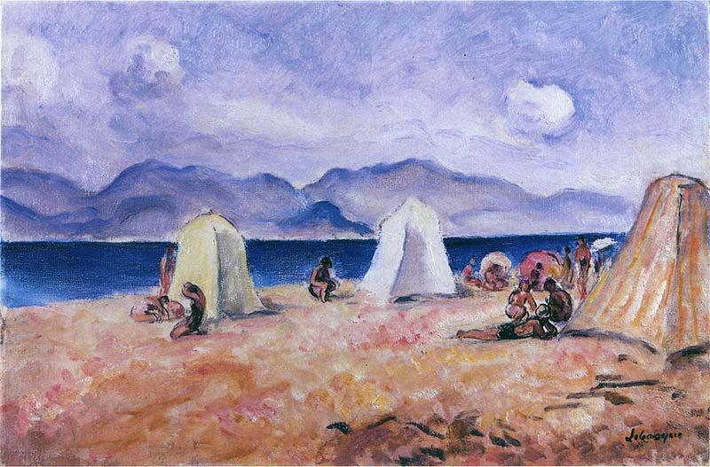 On the Beach, Henri Lebasque Prints